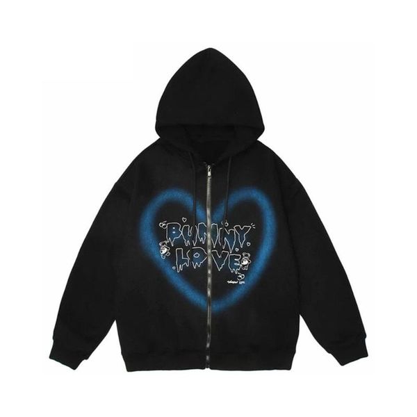 women's hoodies & sweatshirts zip-up hoodie 2021 women hip hop streetwear graffiti heart letter bear print sweatshirt autumn harajuku p, Black
women's hoodies & sweatshirts zip-up hoodie 2021 women hip hop streetwear graffiti heart letter bear print sweatshirt autumn harajuku p, Black