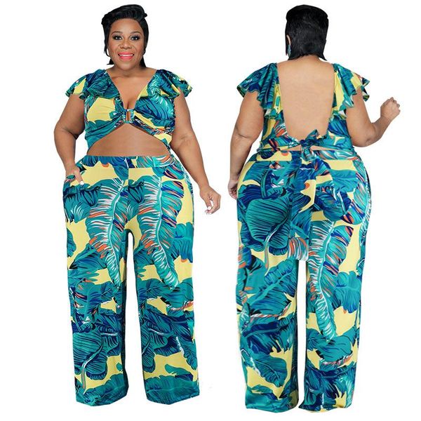 plus size tracksuits club outfits women 2021 2 piece sets womens backless + wide leg pants flower printed beach two suits
plus size tracksuits club outfits women 2021 2 piece sets womens backless + wide leg pants flower printed beach two suits