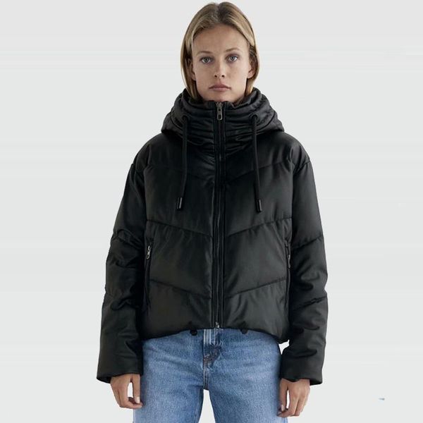 women's leather & faux 2021 winter women hooded zipper black coat casual female thick warm short oversized windproof jacket outwears
women's leather & faux 2021 winter women hooded zipper black coat casual female thick warm short oversized windproof jacket outwears