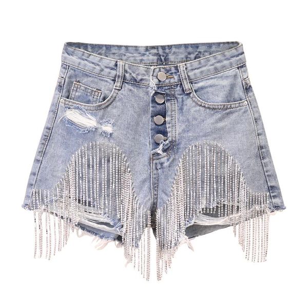 women's shorts 2021 summer fashion streetwear bling handmade beadings crystal fringe jean women stylish ripped denim, White;black
women's shorts 2021 summer fashion streetwear bling handmade beadings crystal fringe jean women stylish ripped denim, White;black