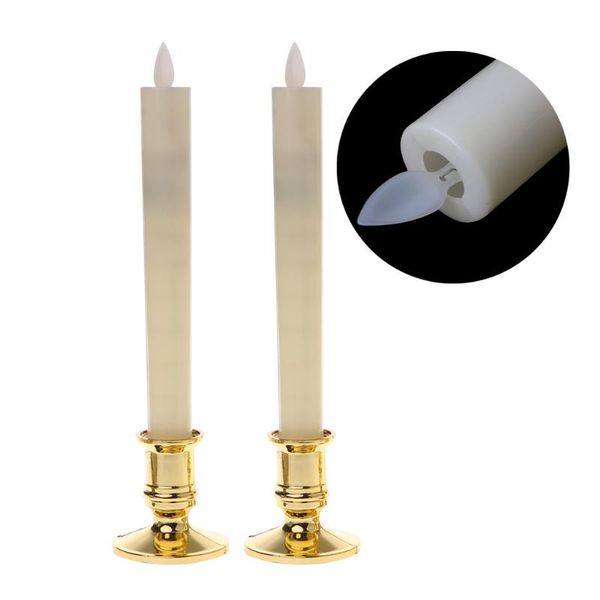 2pcs/set electric flickering flameless led candle lights with removable gold base candles
2pcs/set electric flickering flameless led candle lights with removable gold base candles