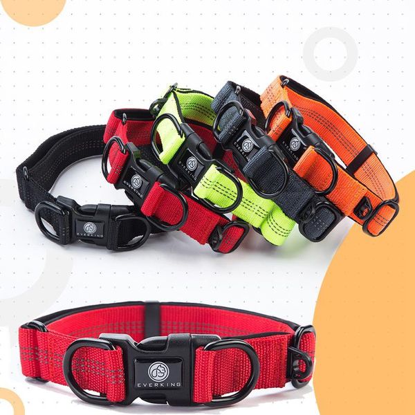 adjustable soft mesh padded dog collar nylon reflective pet breathable durable for medium large necklace collars & leashes
adjustable soft mesh padded dog collar nylon reflective pet breathable durable for medium large necklace collars & leashes