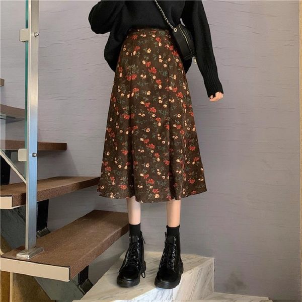 skirts floral skirt autumn and winter fashion sweet long, Black
skirts floral skirt autumn and winter fashion sweet long, Black