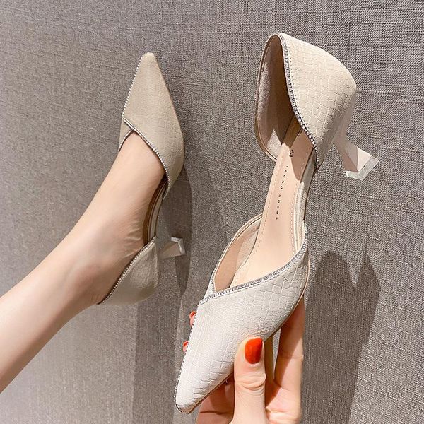 fine heeled shoes sandals ladies slip on work dress professional pointed pumps hollow lace-up shallow mouth 2021 stiletto africa, Black
fine heeled shoes sandals ladies slip on work dress professional pointed pumps hollow lace-up shallow mouth 2021 stiletto africa, Black