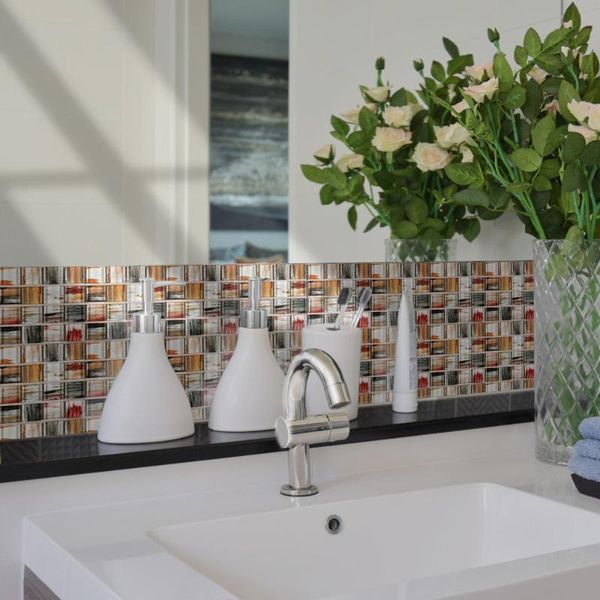 wallpapers 10x10cmx20pcs crystal mosaic pvc waterproof self adhesive wall sticker tile stickers for kitchen bathroom furniture zym-006
wallpapers 10x10cmx20pcs crystal mosaic pvc waterproof self adhesive wall sticker tile stickers for kitchen bathroom furniture zym-006