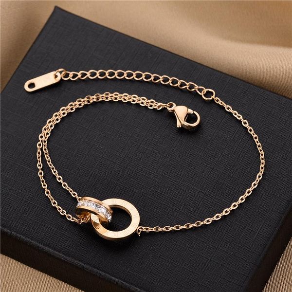 charm bracelets love jewelry rose gold stainless steel roman numer & bangles female diamonds bracelet wb12, Golden;silver
charm bracelets love jewelry rose gold stainless steel roman numer & bangles female diamonds bracelet wb12, Golden;silver
