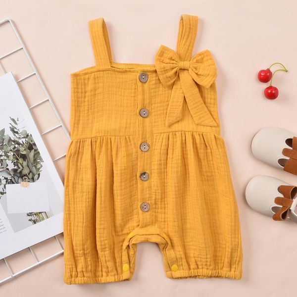 baby girl boy bowknot romper toddlers solid color sleeveless straps jumpsuit summer buttons cotton 0-12m jumpsuits, Blue
baby girl boy bowknot romper toddlers solid color sleeveless straps jumpsuit summer buttons cotton 0-12m jumpsuits, Blue