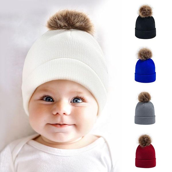 caps & hats big pompom baby hat winter autumn soft warm knitted boy girl bonnet solid color elastic outdoor toddler kids 0-2y, Yellow
caps & hats big pompom baby hat winter autumn soft warm knitted boy girl bonnet solid color elastic outdoor toddler kids 0-2y, Yellow