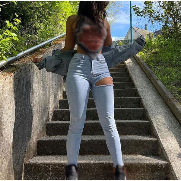 women's jeans autumn fashion high waist skinny ripped streetwear tassels hem stretchy pencil denim pants women hip lift cotton, Blue
women's jeans autumn fashion high waist skinny ripped streetwear tassels hem stretchy pencil denim pants women hip lift cotton, Blue