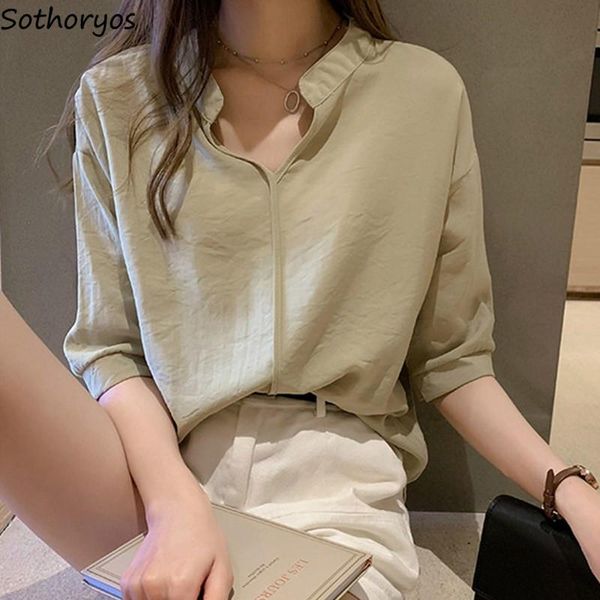 shirts women harajuku ulzzang spring summer fashion chiffon loose short sleeve solid v-neck casual womens blouses chic women's &, White
shirts women harajuku ulzzang spring summer fashion chiffon loose short sleeve solid v-neck casual womens blouses chic women's &, White