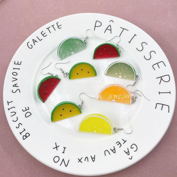 dangle & chandelier qumeng korean lovely fruit orange watermelon earrings creative funny cute fun earring ear jewelry lemon personality gift, Silver
dangle & chandelier qumeng korean lovely fruit orange watermelon earrings creative funny cute fun earring ear jewelry lemon personality gift, Silver
