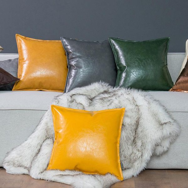 cushion/decorative pillow 45x45 modern cushion pu leather pillowcases decoration cushions covers for sofa bed car seat cover genuine square
cushion/decorative pillow 45x45 modern cushion pu leather pillowcases decoration cushions covers for sofa bed car seat cover genuine square