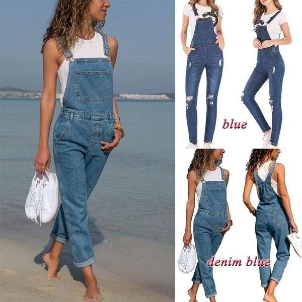 women's jeans women jumpsuit demin pants overalls long trousers jumpsuits rompers, Blue
women's jeans women jumpsuit demin pants overalls long trousers jumpsuits rompers, Blue