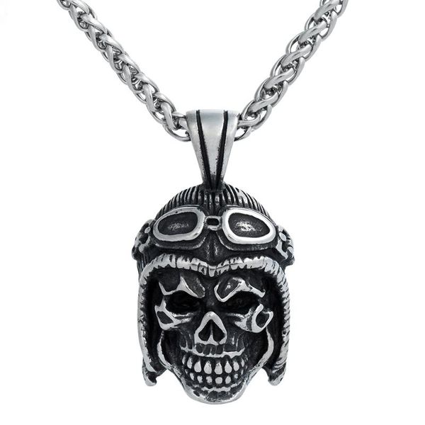pendant necklaces langhong 1pcs retro punk necklace for men stainless steel skull talisman jewelry, Silver
pendant necklaces langhong 1pcs retro punk necklace for men stainless steel skull talisman jewelry, Silver