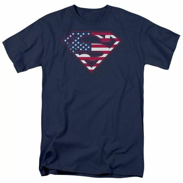 Superman US Shield T Shirt Mens Licensed Clark Kent DC Comics Tee Navy, White;black
Superman US Shield T Shirt Mens Licensed Clark Kent DC Comics Tee Navy, White;black