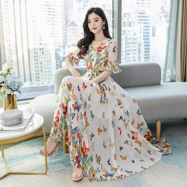 summer arrival elegant v collar short sleeve ed women chiffon long dress plus size 210531, Black;gray
summer arrival elegant v collar short sleeve ed women chiffon long dress plus size 210531, Black;gray