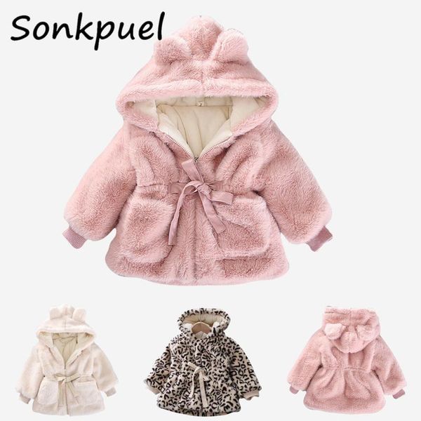 jackets kids leopard coats winter girls thick warm children plush belt hoodies outerwear baby girl windproof overcoat clothing 1-5y, Blue;gray
jackets kids leopard coats winter girls thick warm children plush belt hoodies outerwear baby girl windproof overcoat clothing 1-5y, Blue;gray