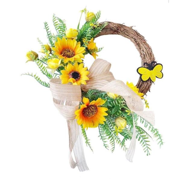 decorative flowers & wreaths 12'' artificial sunflower wreath spring summer front door hanging garland for indoor outdoor home dec
decorative flowers & wreaths 12'' artificial sunflower wreath spring summer front door hanging garland for indoor outdoor home dec