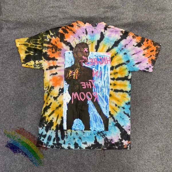 men's t-shirts travis 2021ss scoastroworld cactus jack highest in the room tie dye tee men women scosummer style, White;black
men's t-shirts travis 2021ss scoastroworld cactus jack highest in the room tie dye tee men women scosummer style, White;black