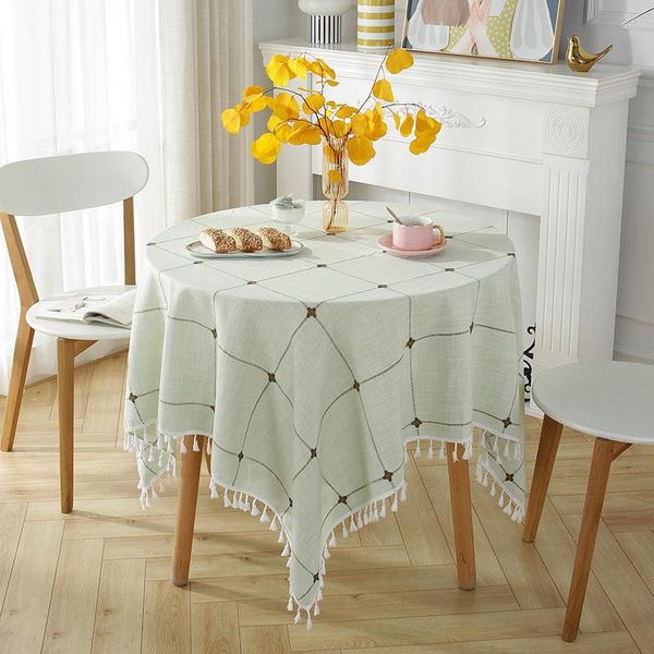 table cloth plaid round tablecloth cotton linen tassel cover picnic green red background home dinning decoration
table cloth plaid round tablecloth cotton linen tassel cover picnic green red background home dinning decoration