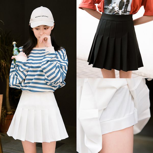 skirts black pleated skirt women's summer a-line gray white high waist slim 2021 spring jk skirt
skirts black pleated skirt women's summer a-line gray white high waist slim 2021 spring jk skirt