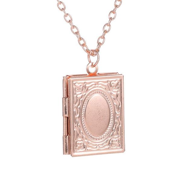 chains 1pc fashion carved vintage book locket necklace secret hiding place po box pendant, Silver
chains 1pc fashion carved vintage book locket necklace secret hiding place po box pendant, Silver