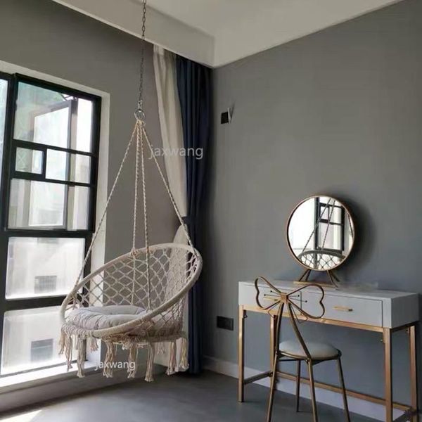 round hammock chair outdoor indoor dormitory bedroom yard for child swinging hanging single safety games & activities
round hammock chair outdoor indoor dormitory bedroom yard for child swinging hanging single safety games & activities