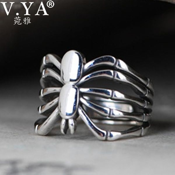 v.ya s925 sterling silver vintage creative design insect index finger ring for woman girl art fashion rings thai hip hop cluster, Golden;silver
v.ya s925 sterling silver vintage creative design insect index finger ring for woman girl art fashion rings thai hip hop cluster, Golden;silver