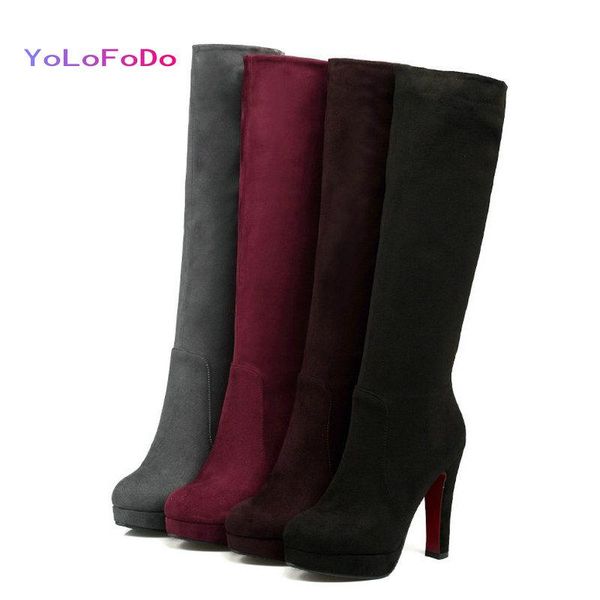 boots 2021 autumn winter women knee high platform square heel ladies calf faux suede round toe woman's shoes, Black
boots 2021 autumn winter women knee high platform square heel ladies calf faux suede round toe woman's shoes, Black