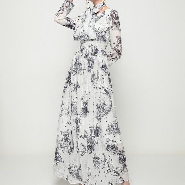 casual dresses 2021 summer style ethnic retro print bow long sleeve party slim temperament mopping dress women's clothing, Black;gray
casual dresses 2021 summer style ethnic retro print bow long sleeve party slim temperament mopping dress women's clothing, Black;gray