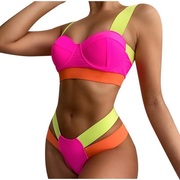 women's swimwear s//l splicing bikini female swimsuit two-piece set asymmetric mid waist bather bathing suit biquini, White;black
women's swimwear s//l splicing bikini female swimsuit two-piece set asymmetric mid waist bather bathing suit biquini, White;black