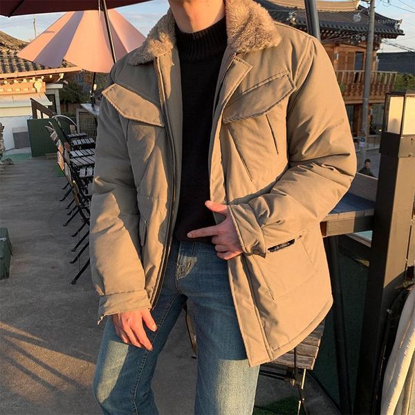 men's down & parkas thick korean trend short cotton padded clothes loose causal stand collar elastic hem long sleeve oversize 2021 wint, Black
men's down & parkas thick korean trend short cotton padded clothes loose causal stand collar elastic hem long sleeve oversize 2021 wint, Black