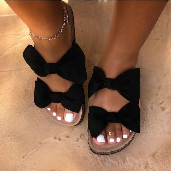 summer slides bow flat heels outside shoes fashion women slippers non-slip solid comfort female footwear, Black
summer slides bow flat heels outside shoes fashion women slippers non-slip solid comfort female footwear, Black