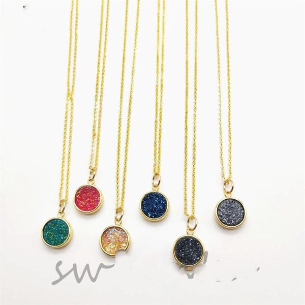 chains 10pcs 100% natural druzy nice pendant necklace colorful blingbling drusy 10mm round jewelry for birthday gift, Silver
chains 10pcs 100% natural druzy nice pendant necklace colorful blingbling drusy 10mm round jewelry for birthday gift, Silver