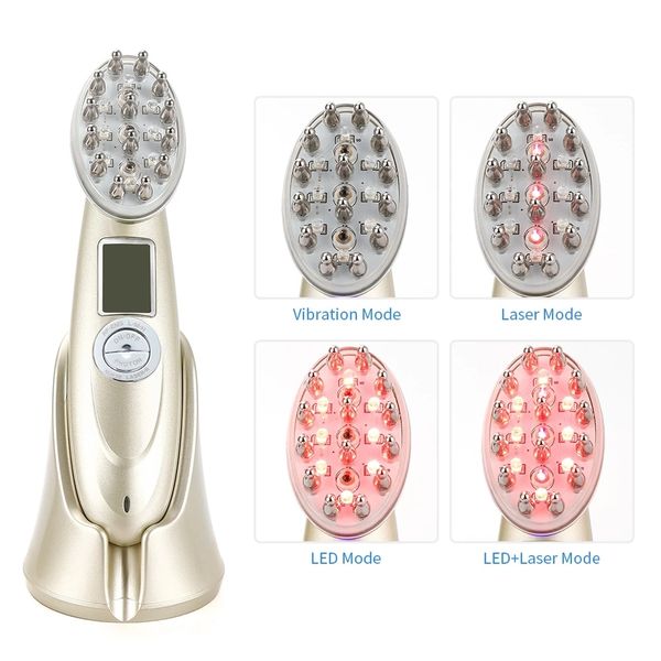 rf laser hair growth massage comb anti hair loss therapy infrared red light ems vibration massager electric hair care brush
rf laser hair growth massage comb anti hair loss therapy infrared red light ems vibration massager electric hair care brush