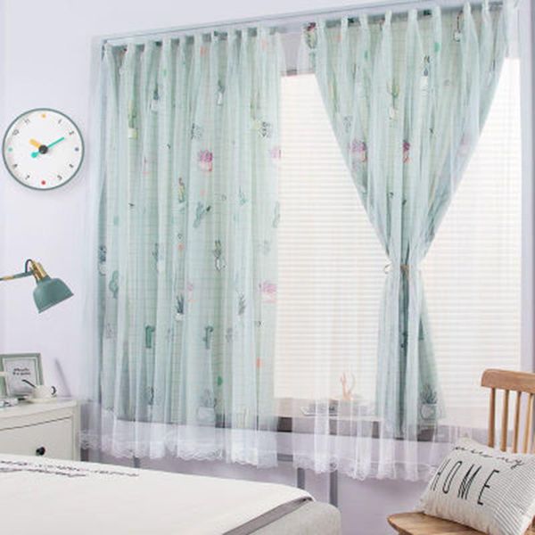 curtain & drapes punch-girl's curtains blackout for living room window self-adhesive gauze home decoration
curtain & drapes punch-girl's curtains blackout for living room window self-adhesive gauze home decoration