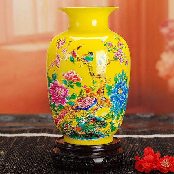 vases modern ceramic yellow home decoration red porcelain with flowers and birds lotus fish pattern
vases modern ceramic yellow home decoration red porcelain with flowers and birds lotus fish pattern
