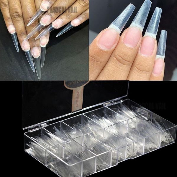 false nails 600pcs/box pointy stiletto nail tips extra long french coffin clear natural fake manicure acrylic gel salon, Red;gold
false nails 600pcs/box pointy stiletto nail tips extra long french coffin clear natural fake manicure acrylic gel salon, Red;gold
