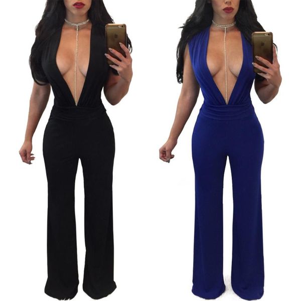women's jumpsuits & rompers 2021 arrive high fashion casual jumpsuit deep v-neck full length summer sleeveless y008, Black;white
women's jumpsuits & rompers 2021 arrive high fashion casual jumpsuit deep v-neck full length summer sleeveless y008, Black;white