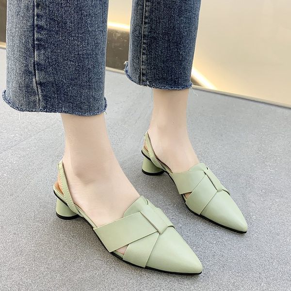 spring and autumn simple fashion chunky heels pointed toe middle heel summer womens pointed toe single shoes1, Black
spring and autumn simple fashion chunky heels pointed toe middle heel summer womens pointed toe single shoes1, Black