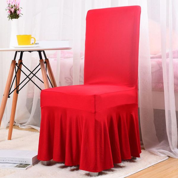 dining wedding banquet skirt style chair cover party decor stretch slipcover for office el covers
dining wedding banquet skirt style chair cover party decor stretch slipcover for office el covers