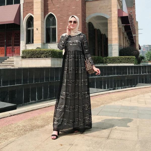 casual dresses eid mubarek muslim fashion dubai lace full sleeve abaya turkey hijab summer dress kaftan, Black;gray
casual dresses eid mubarek muslim fashion dubai lace full sleeve abaya turkey hijab summer dress kaftan, Black;gray