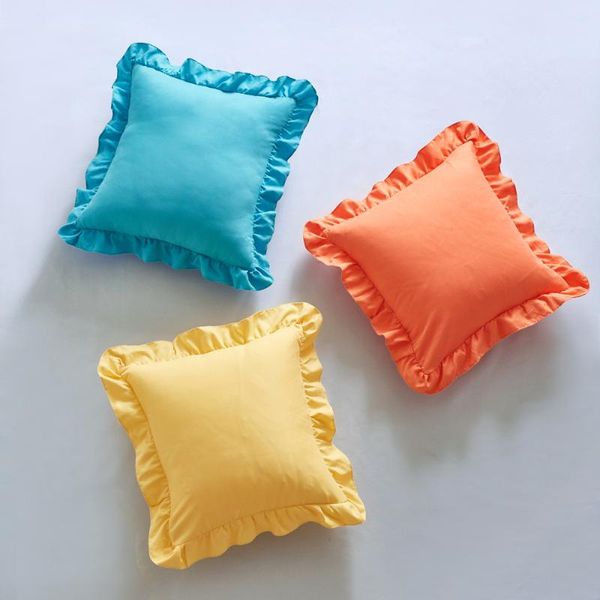 cushion/decorative pillow 45x45cm cushion cover solid color square case ruffle pillowcases soft for chair home sofa household supplies
cushion/decorative pillow 45x45cm cushion cover solid color square case ruffle pillowcases soft for chair home sofa household supplies
