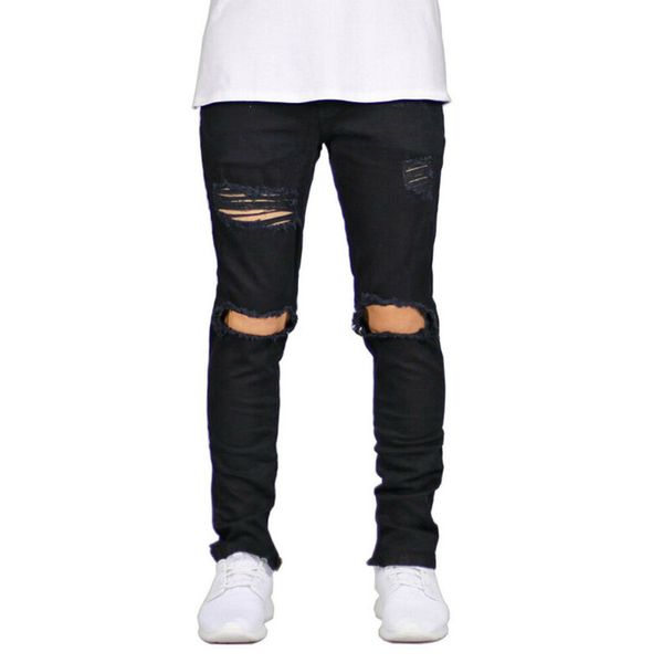 fashion streetwear mens jeans vintage blue black color skinny destroyed ripped jeans broken punk pants homme hip hop jeans men, Black;white
fashion streetwear mens jeans vintage blue black color skinny destroyed ripped jeans broken punk pants homme hip hop jeans men, Black;white