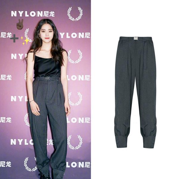 black suit pants woman high waist sashes pockets office ladies fashion middle aged loose cotton nz-055 women's & capris, Black;white
black suit pants woman high waist sashes pockets office ladies fashion middle aged loose cotton nz-055 women's & capris, Black;white