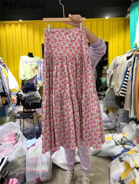 matakawa high waist folds summer women skirts sweet flower a line long womens korean fashion clothing, Black
matakawa high waist folds summer women skirts sweet flower a line long womens korean fashion clothing, Black