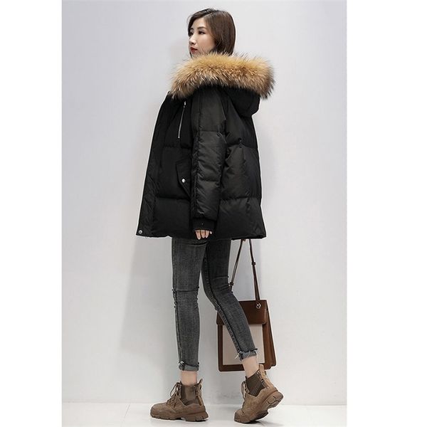 down jacket female short fine faux fur cotton hooded parka warm padded casual outwear 211216, Black
down jacket female short fine faux fur cotton hooded parka warm padded casual outwear 211216, Black