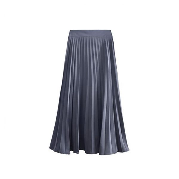 autumn& winter women simple pure color high waist elastic band pleated skirt all-match casual slim 210527, Black
autumn& winter women simple pure color high waist elastic band pleated skirt all-match casual slim 210527, Black