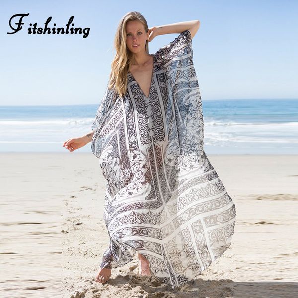 fitshinling chiffon beach tunic swimwear summer print floral large size long dress v ne maxi pareos dresses bohemian sale
fitshinling chiffon beach tunic swimwear summer print floral large size long dress v ne maxi pareos dresses bohemian sale