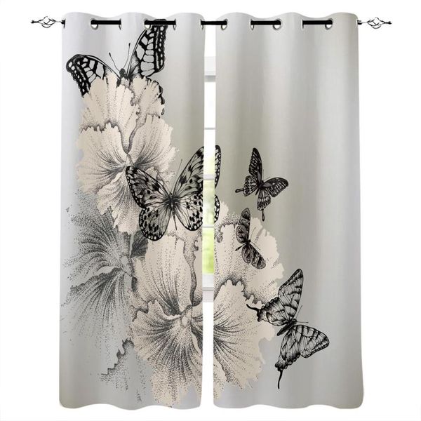 black white butterfly flower geometry blackout curtain for the bedroom living room kitchen panel study & drapes
black white butterfly flower geometry blackout curtain for the bedroom living room kitchen panel study & drapes